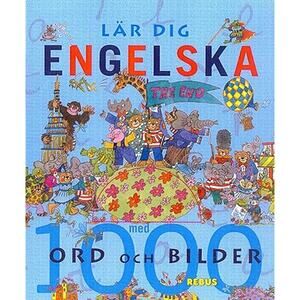 2009 Lar Dig Engelska med Ord och Bilder Hardcover Swedish Edition Nilsson David